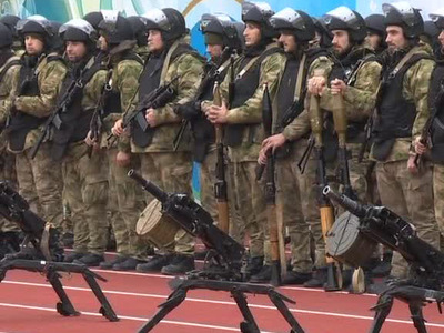 Боевая пехота Владимира Путина готова к любому приказу