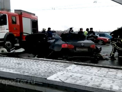ДТП на Крымском мосту: один погибший и один раненый