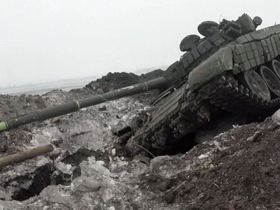 За сутки Киев потерял 57 солдат и 12 бронемашин