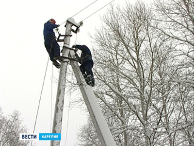 Электроснабжение в Олонецком районе восстановлено