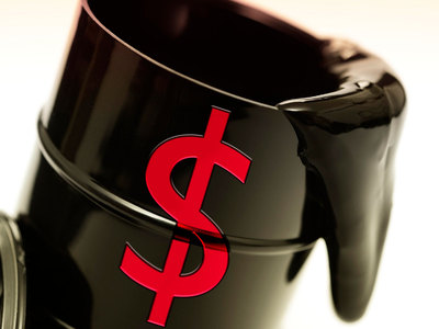 Нефть упала ниже 55 долларов за баррель