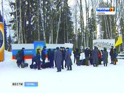 На слет юных патриотов приехали кадеты из Донецка и Луганска