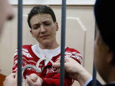 Песков: Савченко будут судить за 
