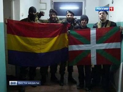 Испания: георгиевские ленты против формы СС