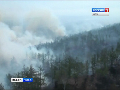 C 25 марта из-за лесных пожаров в Забайкальском крае введен режим ЧС