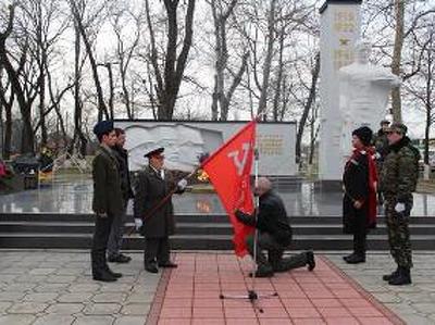 Знамя Победы начинает путешествие по Кубани