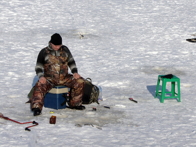 Участники чемпионата по зимней рыбалке выловили за полдня 50 кг рыбы
