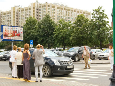 В Москве камеры начнут фиксировать нарушения на "зебре"