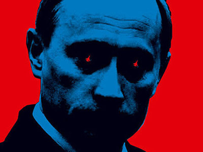 The Economist опубликовал Путина с кровавыми самолетиками в глазах