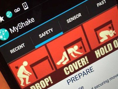 Мобильный сейсмометр MyShake доказал свою "профпригодность"